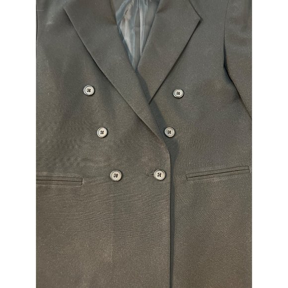 Retro Kids Black Blazer 12 Double breasted Jacket - Picture 8 of 8